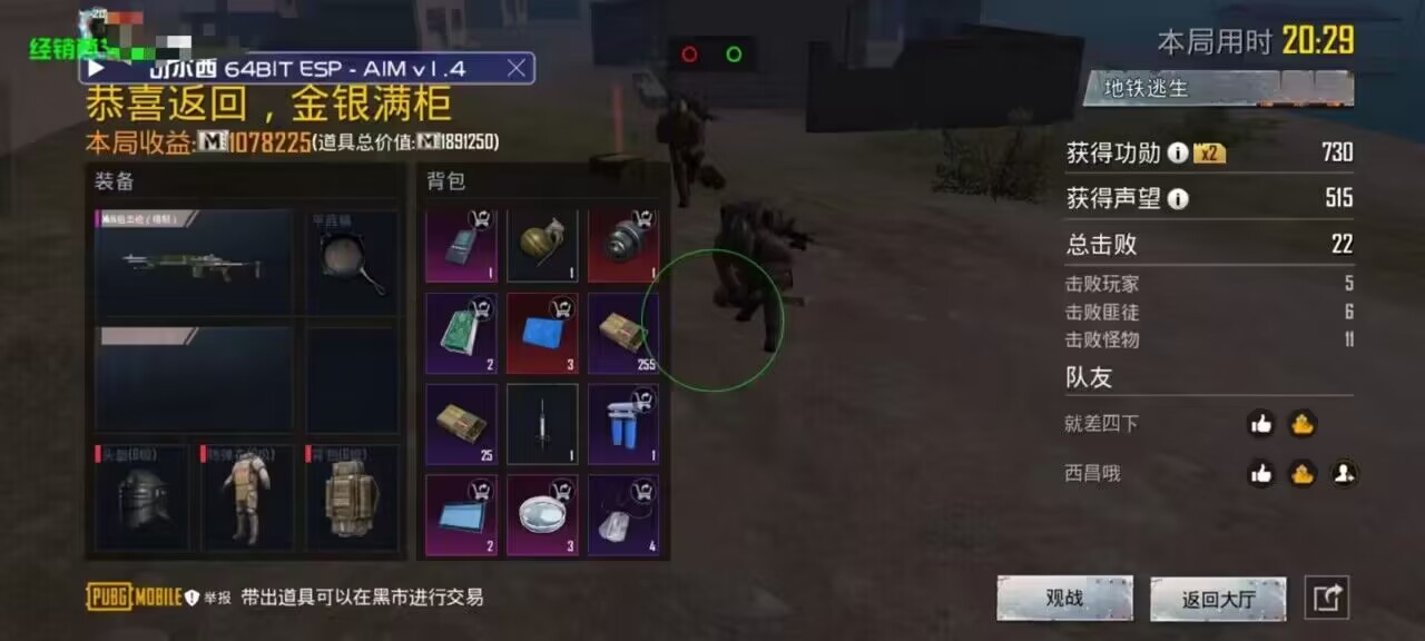 和平精英《战斗机》root版自瞄版外挂